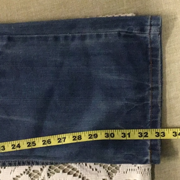 Emporio Armani jeans w/ leather & zip accents - Picture 16 of 16